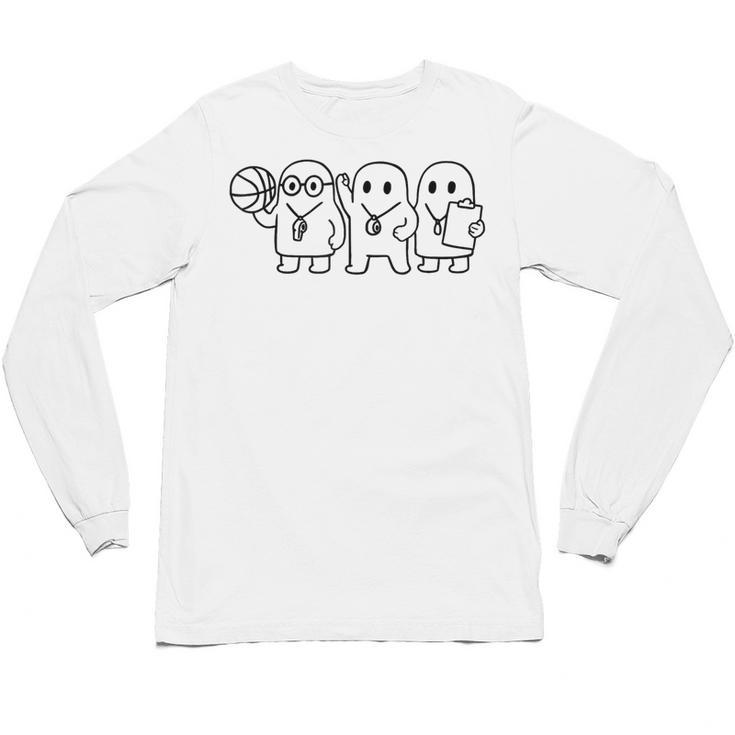 Ghost Costume Gym Physical Education Teacher PE Coach Unisex Long Sleeve T-Shirt