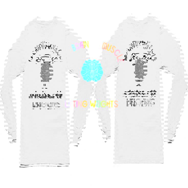 Growth Mindset Tee Teacher Quotes Men Women Kids Unisex Long Sleeve T-Shirt