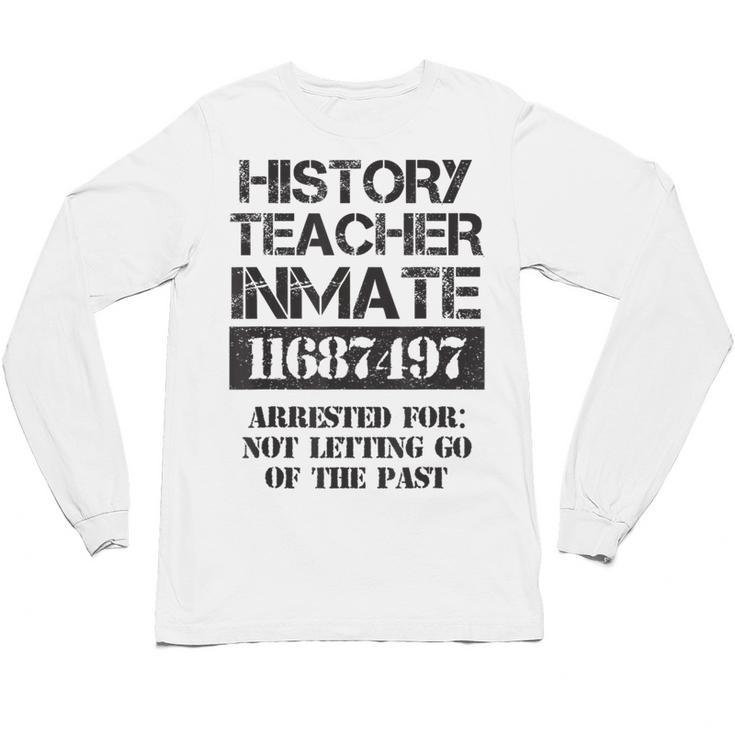 Halloween History Teacher Prisoner Costume Unisex Long Sleeve T-Shirt, trending gift