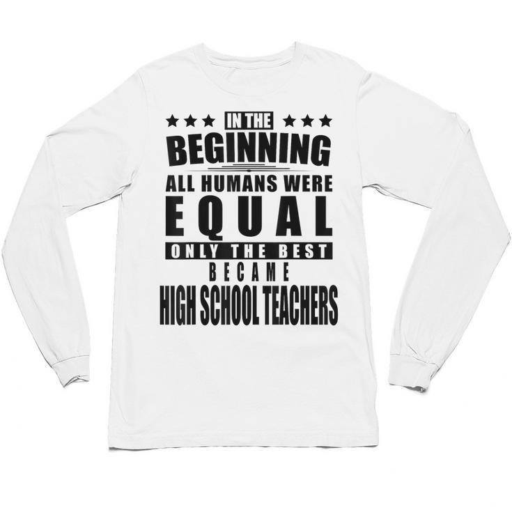 High School Teacher Personalized Unisex Long Sleeve T-Shirt