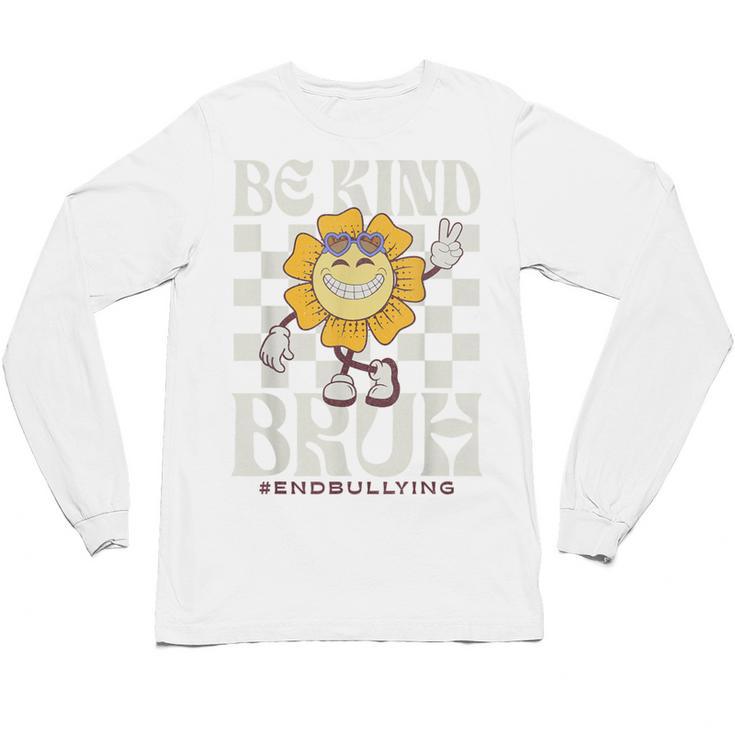 Be Kind Unity Day Orange Anti Bullying For Kids Teachers Unisex Long Sleeve T-Shirt