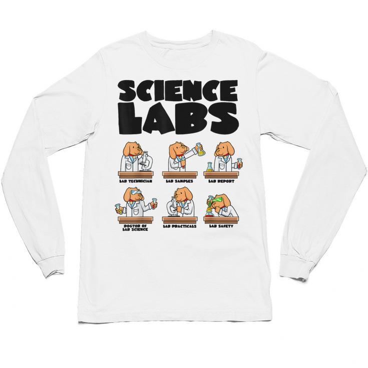 Labrador Retriever Science Labs Dog Lover Teacher Unisex Long Sleeve T-Shirt