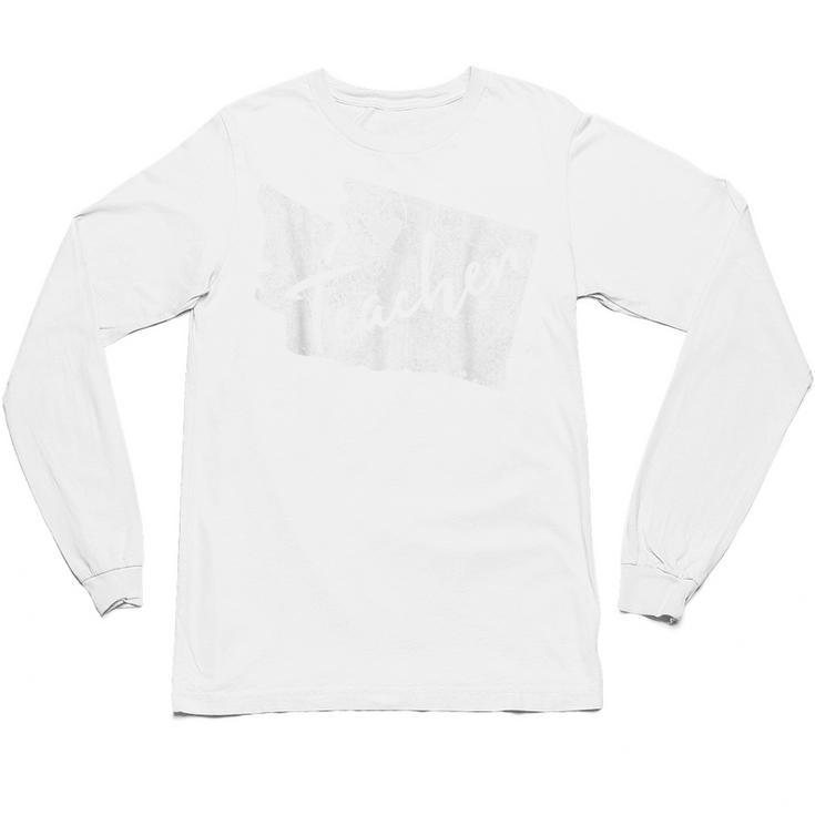 Red For Ed Washington Teacher T Shirts RedForEd Tee Shirt Unisex Long Sleeve T-Shirt
