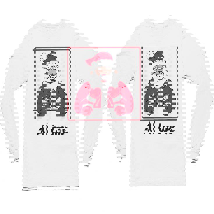 Retro All Done Christmas Special Ed Teacher Team Santa Women Unisex Long Sleeve T-Shirt