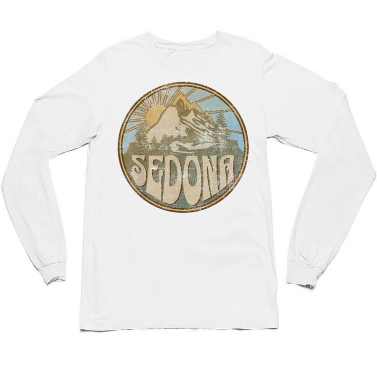 Sedona Arizona Nature Mountains Hiking Outdoors Unisex Long Sleeve T-Shirt