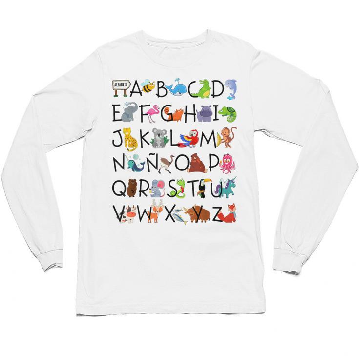 SPANISH ALPHABET MAESTRA SPANISH TEACHER Unisex Long Sleeve T-Shirt