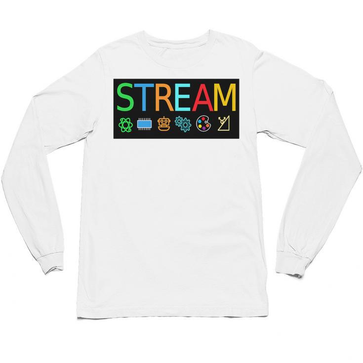 Stream Technology Robotics Shirt For Teachers And Students Premium Tri-Blend Unisex Long Sleeve T-Shirt