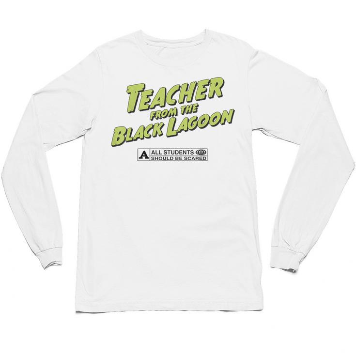 Teacher Halloween Tshirt Teacher From The Lagoon Men Women Unisex Long Sleeve T-Shirt