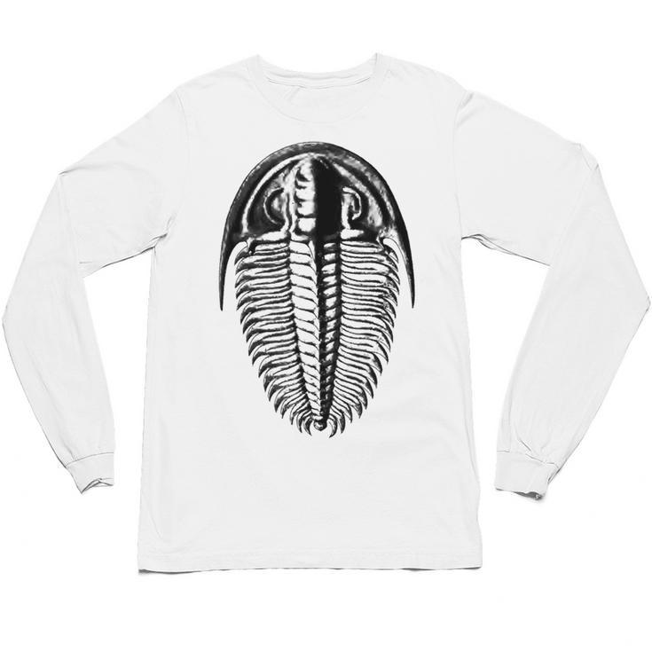 Trilobite Fossil Geology Teacher Student Geologist Unisex Long Sleeve T-Shirt