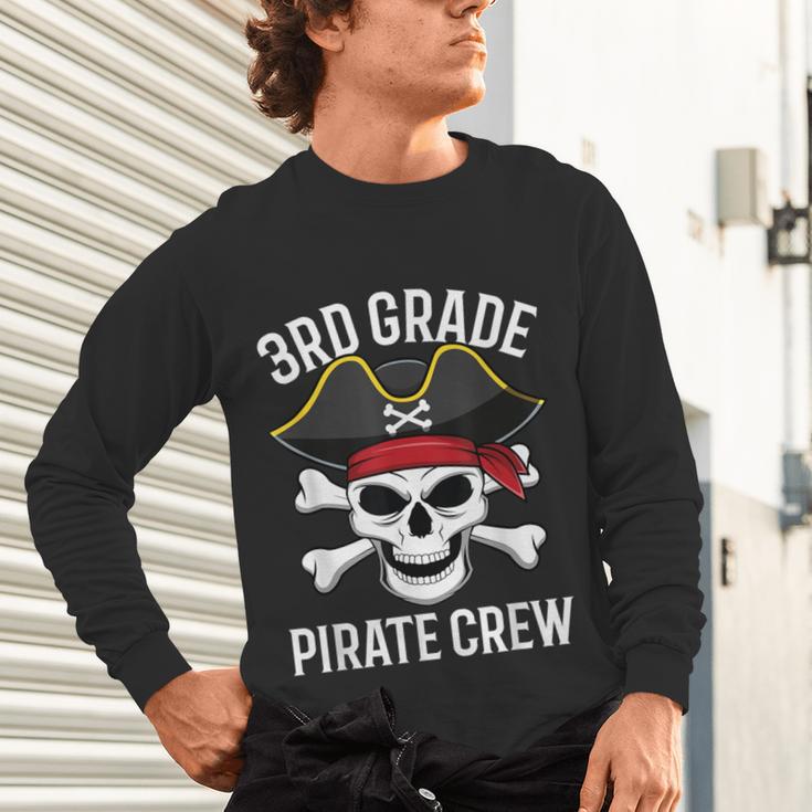 3rd Grade Pirate Crew Halloween Costume Student Teacher Unisex Long Sleeve T-Shirt, gift for family, gift for coworker 3rd Grade Pirate Crew Halloween Costume Student Teacher Unisex Long Sleeve T-Shirt, gift for family, gift for coworker