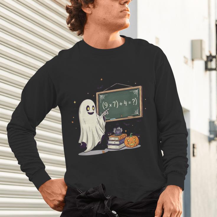 67 Teacher Halloween Ghost Six Seven Meme Math Joke Unisex Long Sleeve T-Shirt, gift for family, gift for coworker 67 Teacher Halloween Ghost Six Seven Meme Math Joke Unisex Long Sleeve T-Shirt, gift for family, gift for coworker