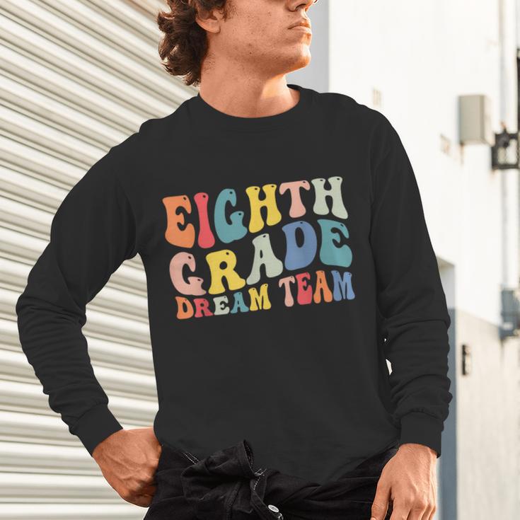 8th Grade Dream Team Teachers Boys Kids Retro Back To School Unisex Long Sleeve T-Shirt, gift for family, gift for coworker 8th Grade Dream Team Teachers Boys Kids Retro Back To School Unisex Long Sleeve T-Shirt, gift for family, gift for coworker