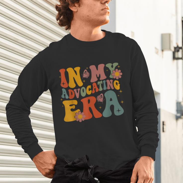 In My Advocating Era Advocate Autism Awareness Sped Teacher Men Women Kids Unisex Long Sleeve T-Shirt, gift for family, gift for coworker In My Advocating Era Advocate Autism Awareness Sped Teacher Men Women Kids Unisex Long Sleeve T-Shirt, gift for family, gift for coworker