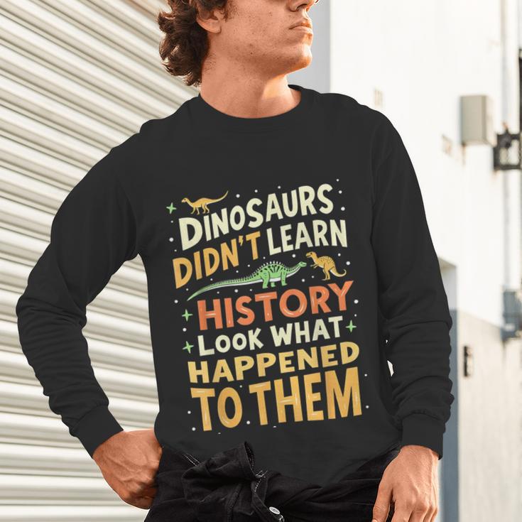 Back To School Dinosaur Social Studies Teacher Student Unisex Long Sleeve T-Shirt, gift for family, gift for coworker Back To School Dinosaur Social Studies Teacher Student Unisex Long Sleeve T-Shirt, gift for family, gift for coworker
