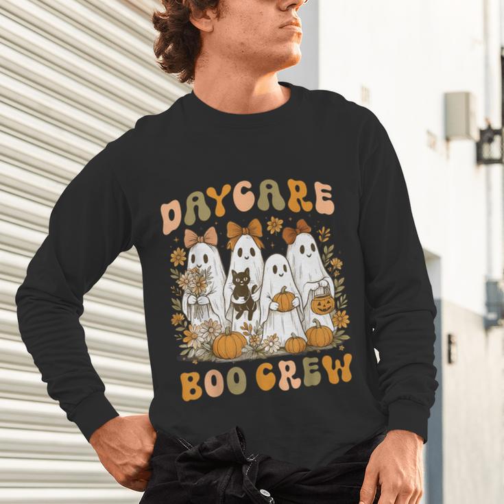 Boo Crew Daycare Teacher Matching Halloween Costume Ghost Unisex Long Sleeve T-Shirt, gift for family, gift for coworker
