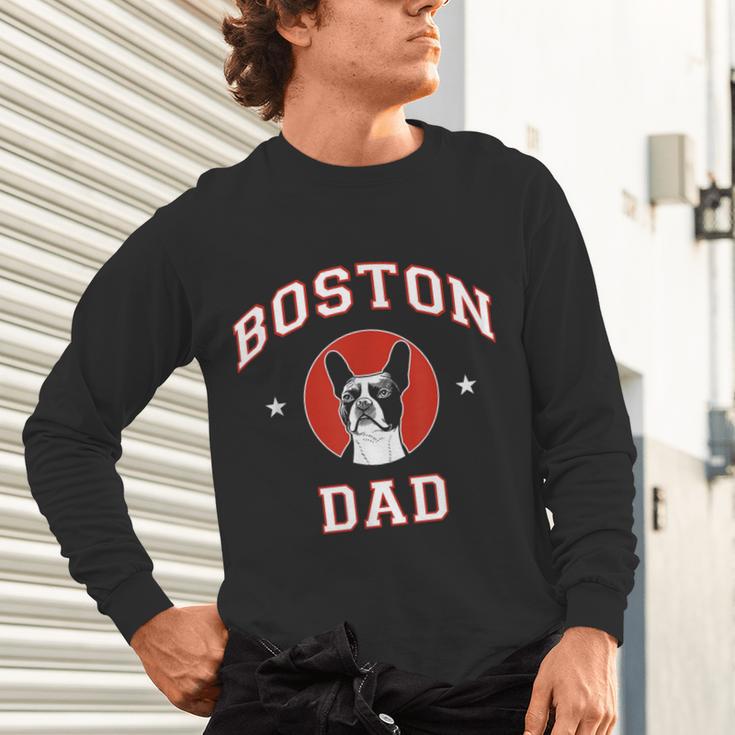 Boston Terrier Dad Dog Father For Men Women Kids Unisex Long Sleeve T-Shirt, gift for family, gift for coworker