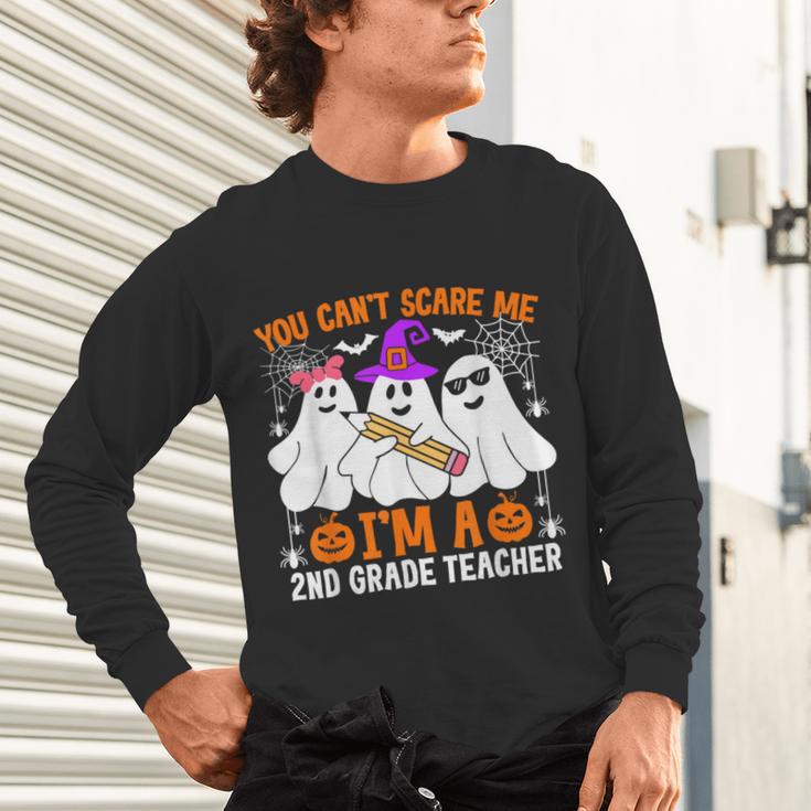 You Can't Scare Me I'm A 2nd Grade Teacher Halloween Unisex Long Sleeve T-Shirt, gift for family, gift for coworker You Can't Scare Me I'm A 2nd Grade Teacher Halloween Unisex Long Sleeve T-Shirt, gift for family, gift for coworker