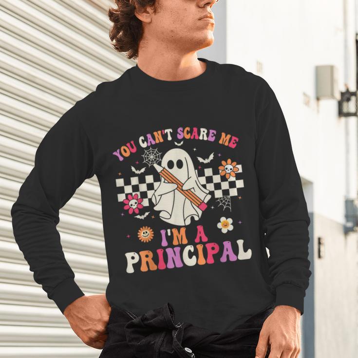 You Can't Scare Me I'm a Principal Halloween Teacher Unisex Long Sleeve T-Shirt, gift for family, gift for coworker You Can't Scare Me I'm a Principal Halloween Teacher Unisex Long Sleeve T-Shirt, gift for family, gift for coworker