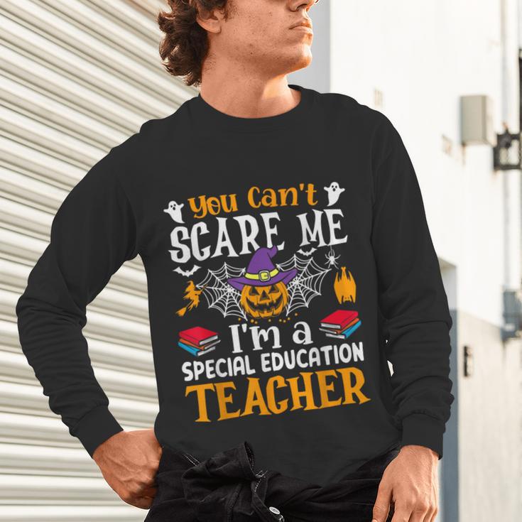 You Can't Scare Me I'm A Special Education Teacher Halloween Unisex Long Sleeve T-Shirt, gift for family, gift for coworker