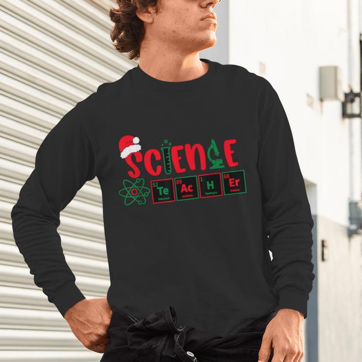 Christmas Science Teacher Santa Educator Chemical Elements Unisex Long Sleeve T-Shirt, gift for family, gift for coworker Christmas Science Teacher Santa Educator Chemical Elements Unisex Long Sleeve T-Shirt, gift for family, gift for coworker