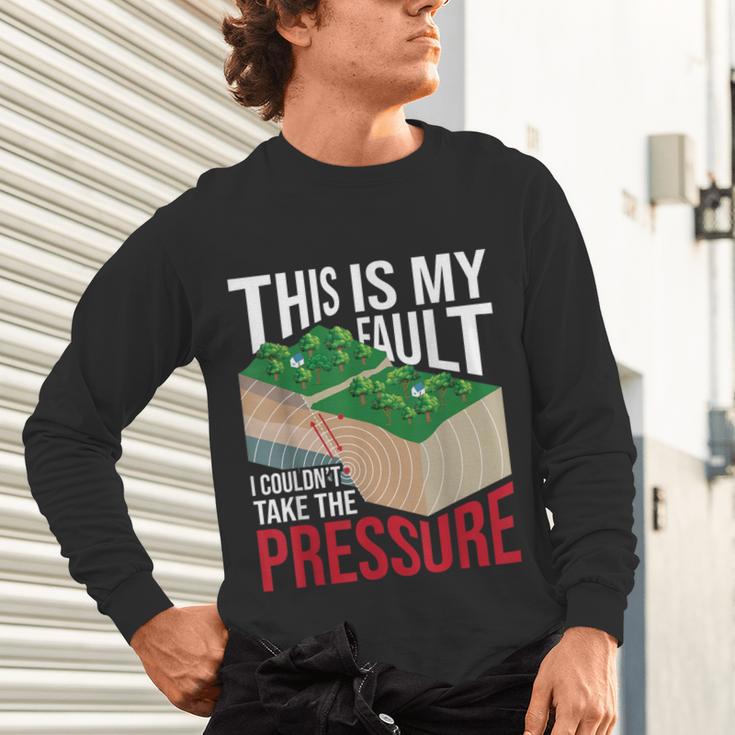 Couldn't Take The Pressure Geology Earth Science Teacher Unisex Long Sleeve T-Shirt, gift for family, gift for coworker