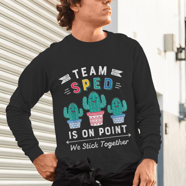 Cute SPED Teacher Special Education Cactus SPED Teacher Unisex Long Sleeve T-Shirt, gift for family, gift for coworker