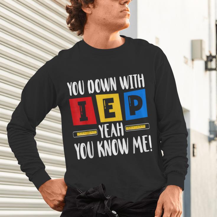 You Down With IEP Yeah You Know Me SPED Teacher Unisex Long Sleeve T-Shirt, gift for family, gift for coworker You Down With IEP Yeah You Know Me SPED Teacher Unisex Long Sleeve T-Shirt, gift for family, gift for coworker