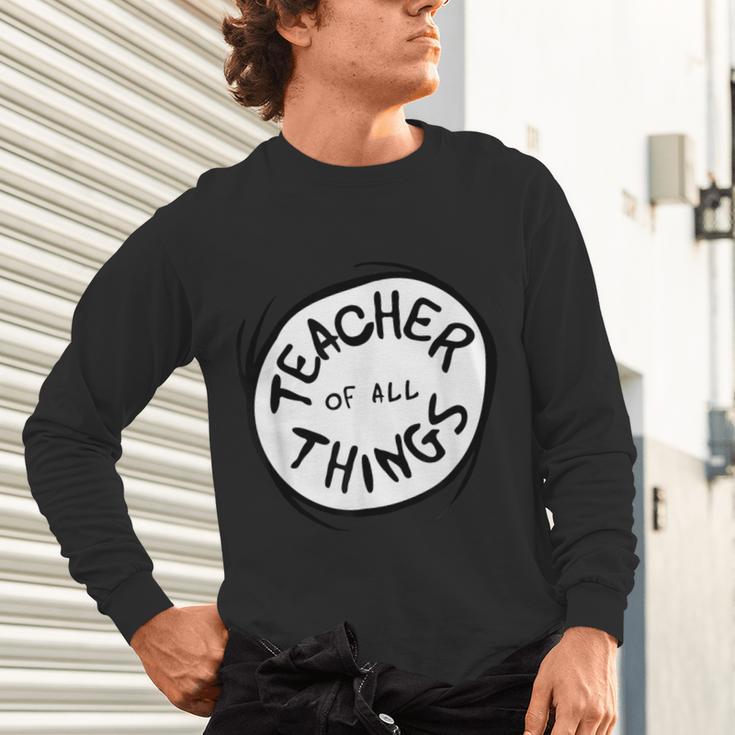 Dr Seuss Teacher Of All Things Red Emblem Unisex Long Sleeve T-Shirt, gift for family, gift for coworker Dr Seuss Teacher Of All Things Red Emblem Unisex Long Sleeve T-Shirt, gift for family, gift for coworker