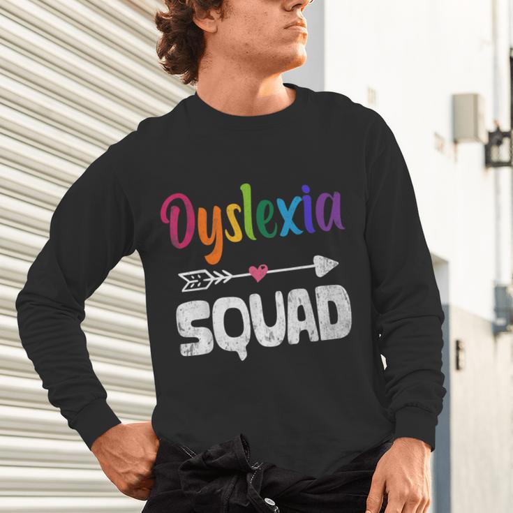 Dyslexia Awareness Month Dyslexia Teacher Therapist Unisex Long Sleeve T-Shirt, gift for family, gift for coworker