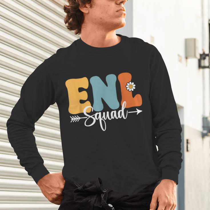 ENL Squad Back To School Teachers Students ENL Crew Men Women Girls Kids Unisex Long Sleeve T-Shirt, gift for family, gift for coworker ENL Squad Back To School Teachers Students ENL Crew Men Women Girls Kids Unisex Long Sleeve T-Shirt, gift for family, gift for coworker