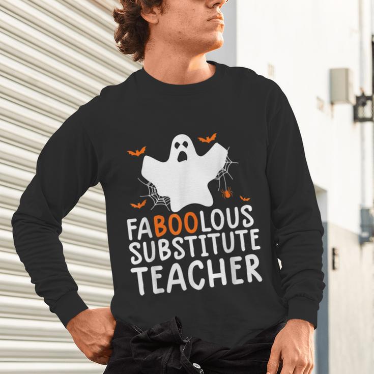 Faboolous Substitute Teacher Halloween Costume Unisex Long Sleeve T-Shirt, gift for family, gift for coworker Faboolous Substitute Teacher Halloween Costume Unisex Long Sleeve T-Shirt, gift for family, gift for coworker