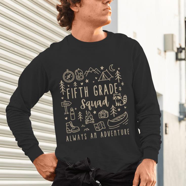 Fifth Grade Squad Adventure Camping 5th Grade Teacher Kids Unisex Long Sleeve T-Shirt, gift for family, gift for coworker Fifth Grade Squad Adventure Camping 5th Grade Teacher Kids Unisex Long Sleeve T-Shirt, gift for family, gift for coworker