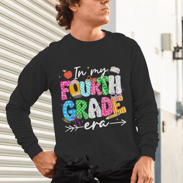 In My Fourth Grade Era 4th Grade Girl Teacher Back To School Unisex Long Sleeve T-Shirt, gift for family, gift for coworker In My Fourth Grade Era 4th Grade Girl Teacher Back To School Unisex Long Sleeve T-Shirt, gift for family, gift for coworker