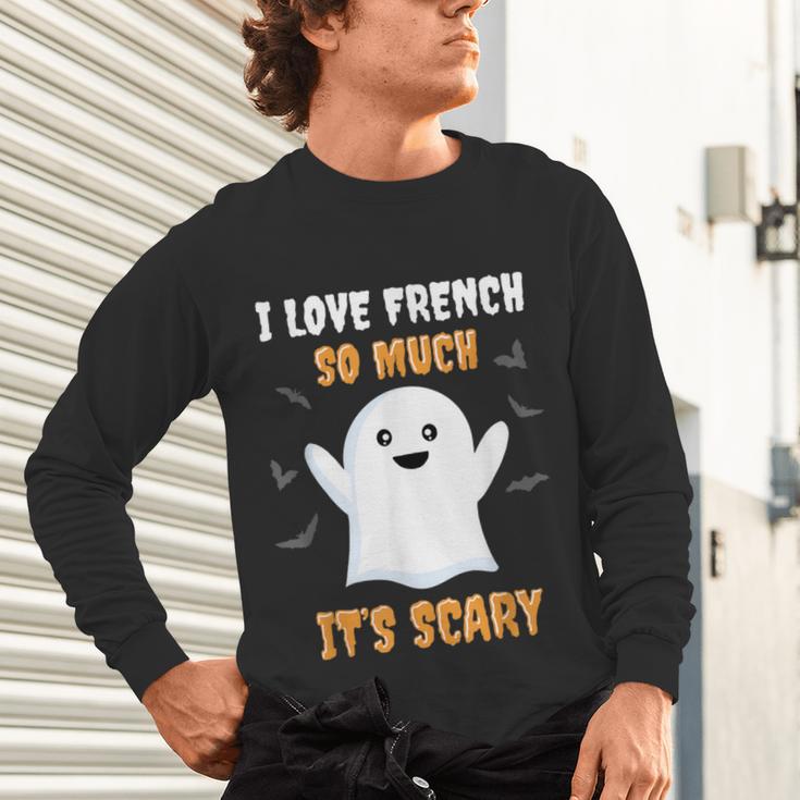 French Teacher Halloween French Class School Unisex Long Sleeve T-Shirt, gift for family, gift for coworker