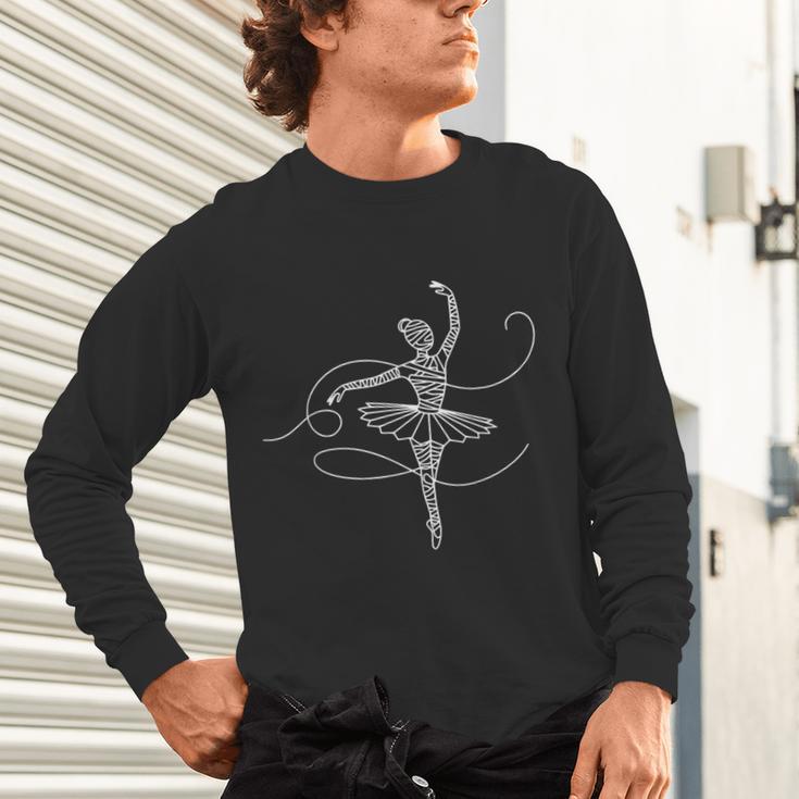 Halloween Ballet Mummy Ballerina Spooky Dance Teacher Women Unisex Long Sleeve T-Shirt, gift for family, gift for coworker