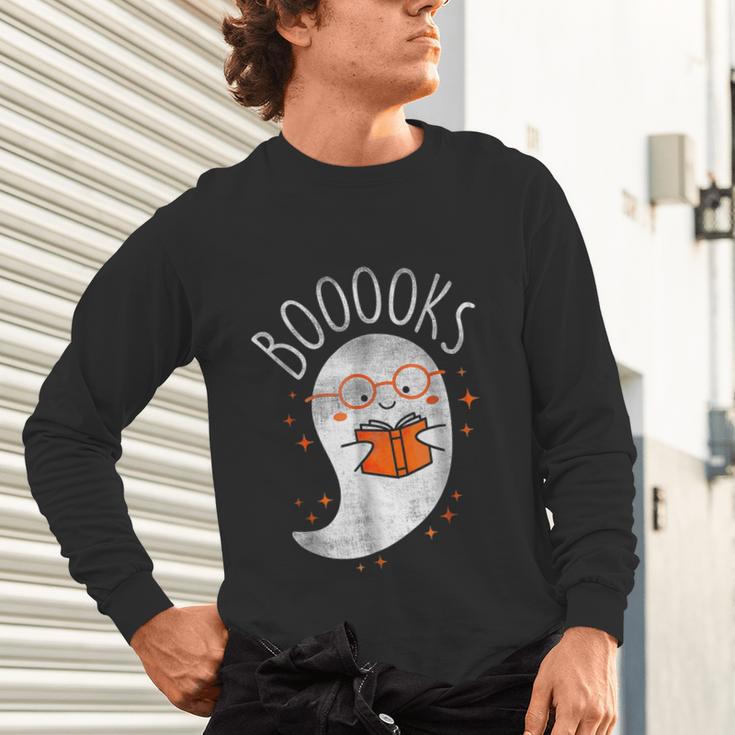 Halloween Cute Ghost Book Reading Teacher Unisex Long Sleeve T-Shirt, gift for family, gift for coworker Halloween Cute Ghost Book Reading Teacher Unisex Long Sleeve T-Shirt, gift for family, gift for coworker