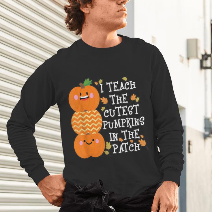 Halloween Teacher Shirt I Teach The Cutest Pumpkins In Patch Men Women Kids Unisex Long Sleeve T-Shirt, gift for family, gift for coworker Halloween Teacher Shirt I Teach The Cutest Pumpkins In Patch Men Women Kids Unisex Long Sleeve T-Shirt, gift for family, gift for coworker