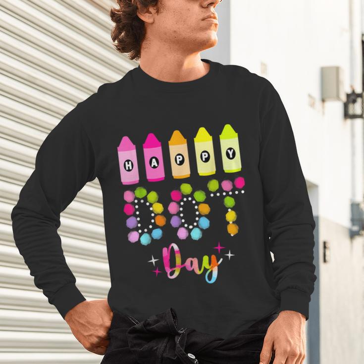 Happy Dot Day 2025 Teacher Kids Girls Colorful Polka Dot Day Unisex Long Sleeve T-Shirt, gift for family, gift for coworker