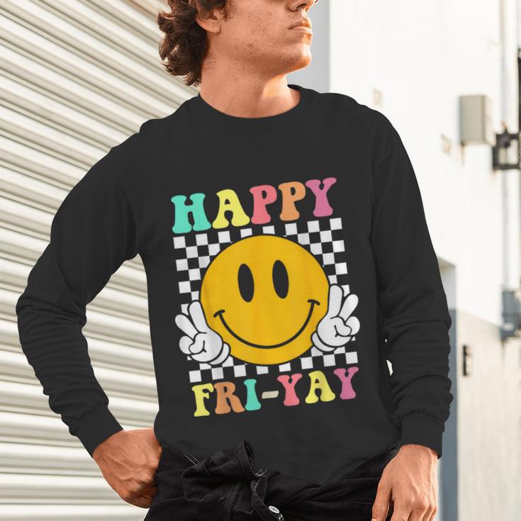 Happy Fri-Yay Teacher Friday Weekend School Unisex Long Sleeve T-Shirt, gift for family, gift for coworker Happy Fri-Yay Teacher Friday Weekend School Unisex Long Sleeve T-Shirt, gift for family, gift for coworker
