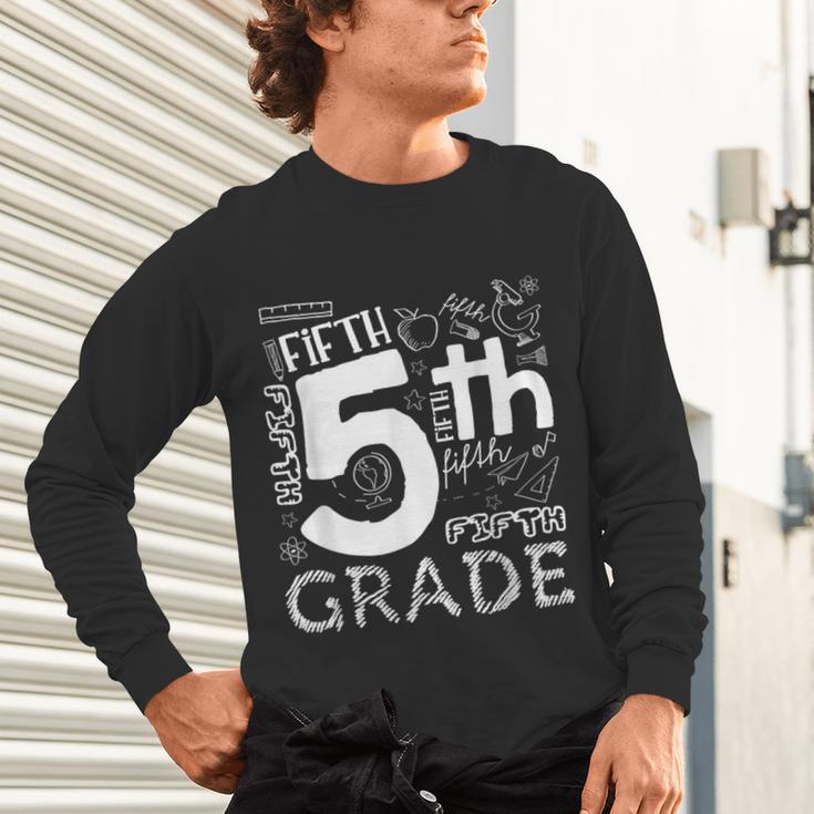 Hello 5th Grade Here I Come Teacher Fifth Grade Boys Girls Unisex Long Sleeve T-Shirt, gift for family, gift for coworker