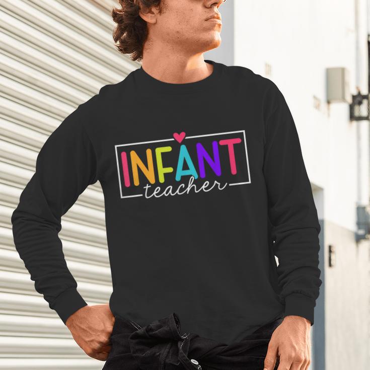 Infant Teacher Daycare Provider Childcare Teacher Unisex Long Sleeve T-Shirt, gift for family, gift for coworker Infant Teacher Daycare Provider Childcare Teacher Unisex Long Sleeve T-Shirt, gift for family, gift for coworker