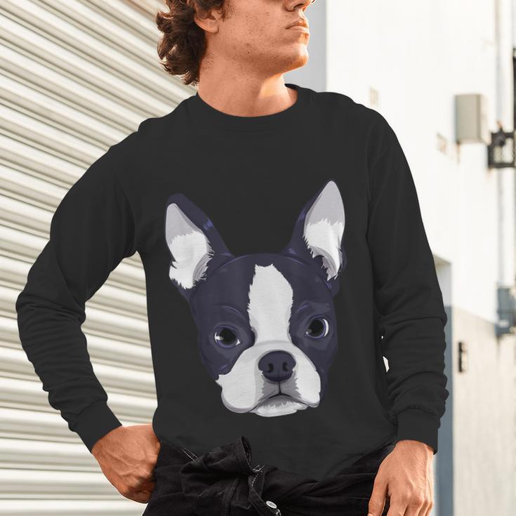 Kids Boston Terrier Dog For Women And Girls Unisex Long Sleeve T-Shirt, gift for family, gift for coworker
