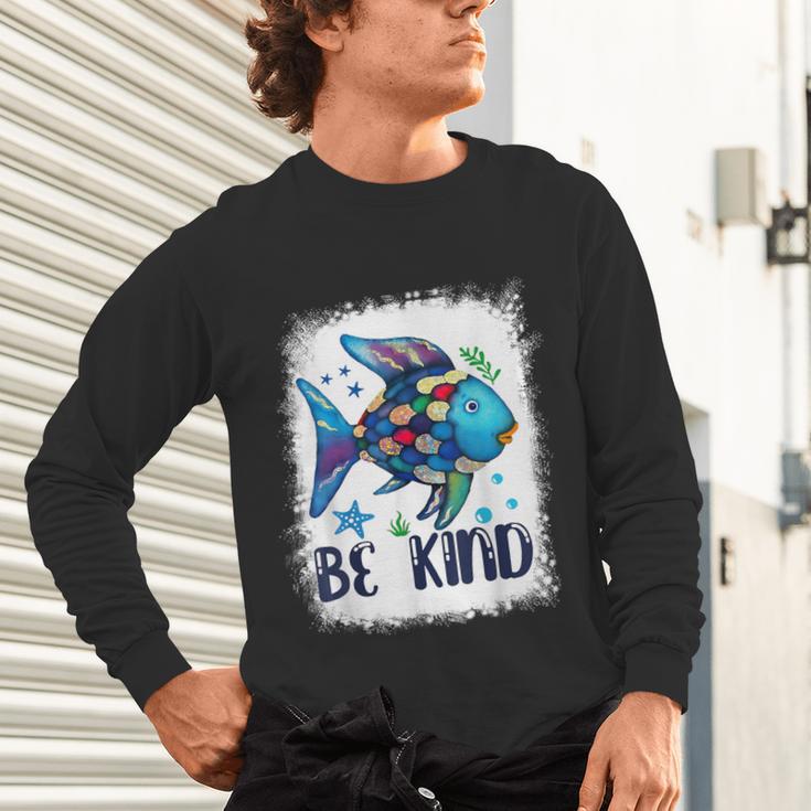 Be Kind Rainbow Fish Teacher Life Back To School Teaching Men Women Unisex Long Sleeve T-Shirt, gift for family, gift for coworker