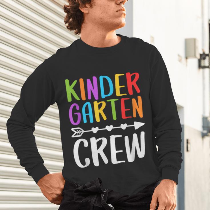 Kindergarten Crew Shirt Kinder Crew Teacher Boy Girl Unisex Long Sleeve T-Shirt, gift for family, gift for coworker Kindergarten Crew Shirt Kinder Crew Teacher Boy Girl Unisex Long Sleeve T-Shirt, gift for family, gift for coworker