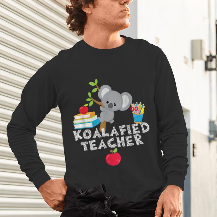 Koalafied Teacher Proud School Teacher Koala Cute T-Shirt Unisex Long Sleeve T-Shirt, gift for family, gift for coworker