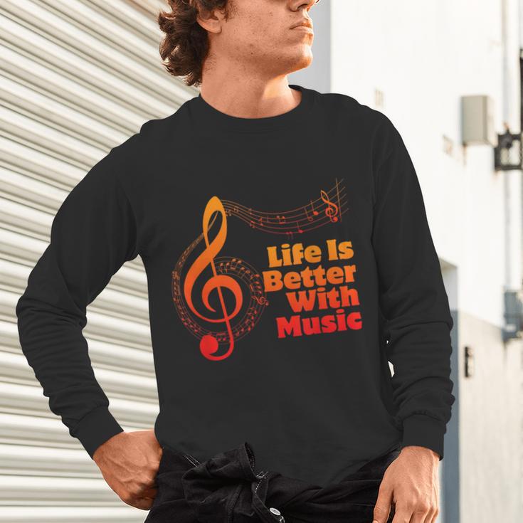 Life Is Better With Music Theory Musician Teacher Notes Clef Unisex Long Sleeve T-Shirt, gift for family, gift for coworker Life Is Better With Music Theory Musician Teacher Notes Clef Unisex Long Sleeve T-Shirt, gift for family, gift for coworker