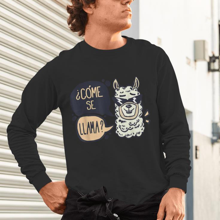 Llama Shirt English Teacher School Student ESL Joke Unisex Long Sleeve T-Shirt, gift for family, gift for coworker Llama Shirt English Teacher School Student ESL Joke Unisex Long Sleeve T-Shirt, gift for family, gift for coworker