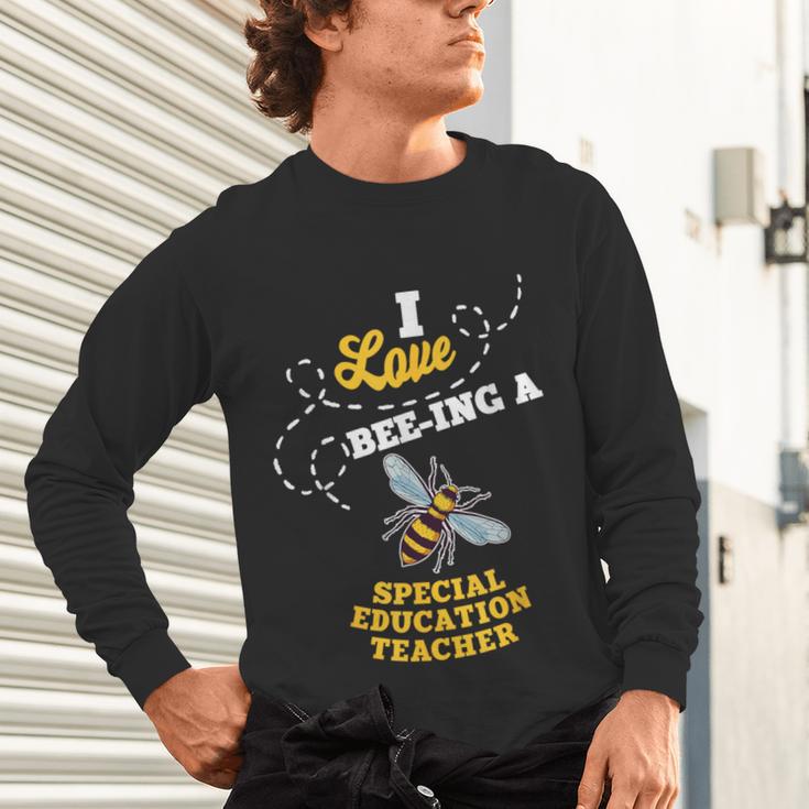 I Love Bee-Ing A Special Education Teacher Honey Bee Job For Men Women Unisex Long Sleeve T-Shirt, gift for family, gift for coworker I Love Bee-Ing A Special Education Teacher Honey Bee Job For Men Women Unisex Long Sleeve T-Shirt, gift for family, gift for coworker