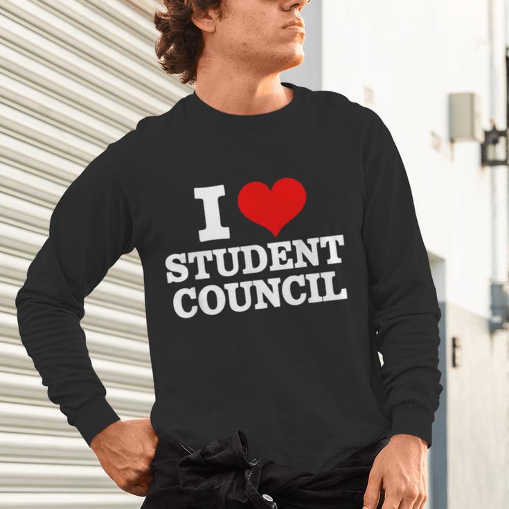 I Love Student Council Student Teacher Unisex Long Sleeve T-Shirt, gift for family, gift for coworker I Love Student Council Student Teacher Unisex Long Sleeve T-Shirt, gift for family, gift for coworker