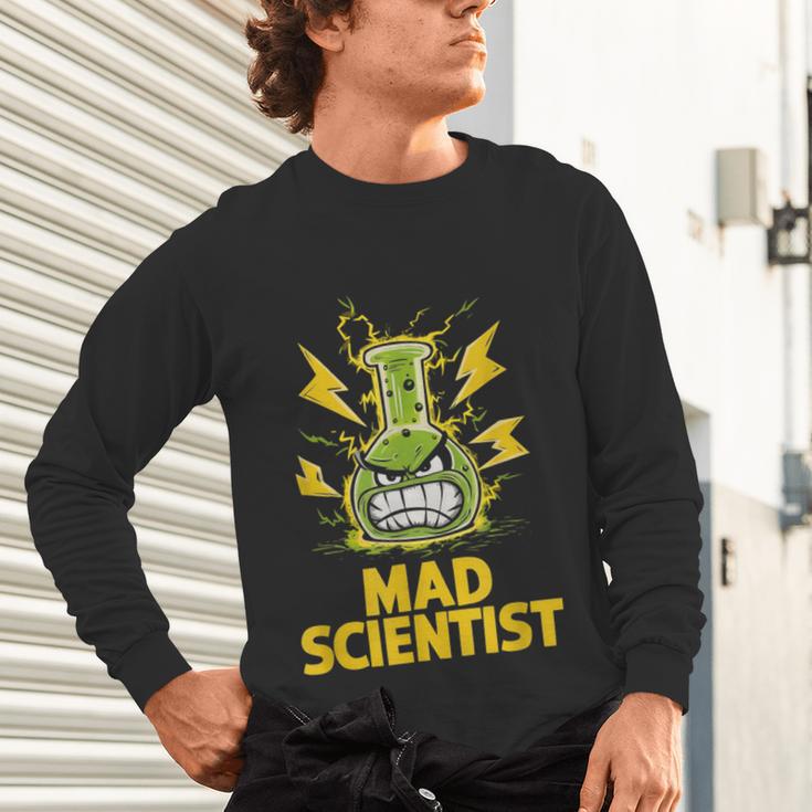 Mad Scientist Kids Youth Adult Science Teacher Chemistry Unisex Long Sleeve T-Shirt, gift for family, gift for coworker